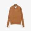 Runway-Pullover aus Wollmischung mit Poloshirt-Kragen