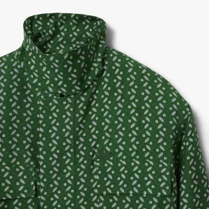 Runway Regular Fit Satinhemd mit Print