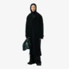 Runway Rib Knit Balaclava aus gefilzter Wolle