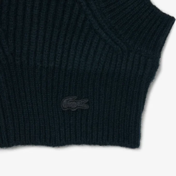 Runway Rib Knit Balaclava aus gefilzter Wolle