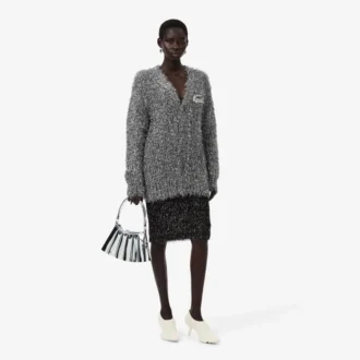 Runway-Rock aus Lurex-Strick