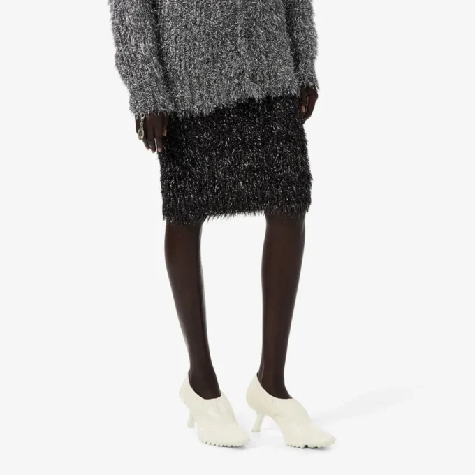 Runway-Rock aus Lurex-Strick