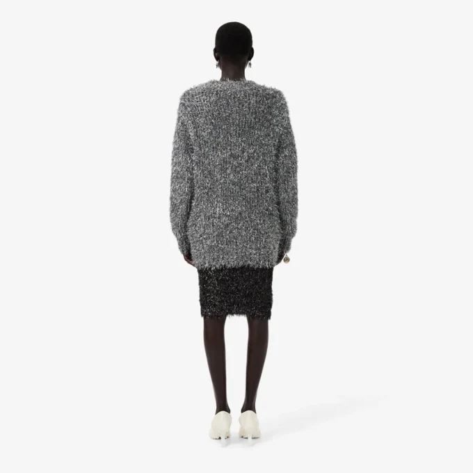 Runway-Rock aus Lurex-Strick