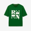 Runway Satin T-Shirt mit Grafik
