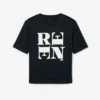 Runway Satin T-Shirt mit Grafik
