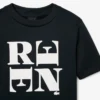 Runway Satin T-Shirt mit Grafik
