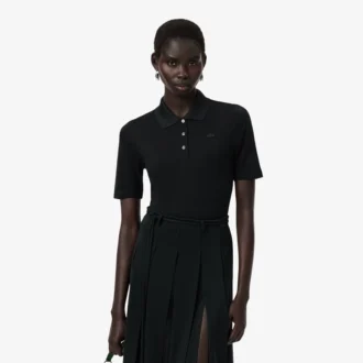 Runway Slim Fit Seiden-Mini-Piqua-Poloshirt