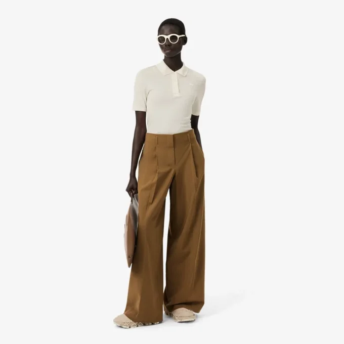 Runway Slim Fit Seiden-Mini-Piqua-Poloshirt