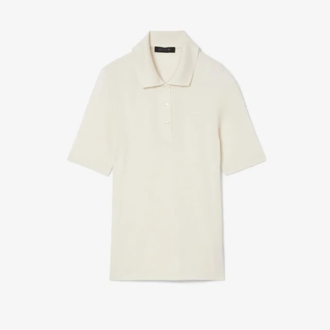 Runway Slim Fit Seiden-Mini-Piqua-Poloshirt