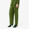 Runway Straight Fit Slub-Wollhose