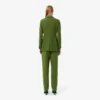 Runway Straight Fit Slub-Wollhose
