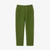 Runway Straight Fit Slub-Wollhose