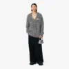 Runway-Strickjacke aus Lurex