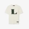Runway-T-Shirt aus Seide mit Grafikprint