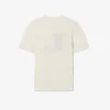 Runway-T-Shirt aus Seide mit Grafikprint