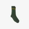 Runway Transparente gerippte Socken