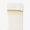 Runway Transparente gerippte Socken