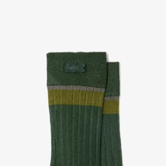 Runway Transparente gerippte Socken