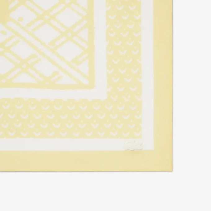 Schal mit Tennis-Print