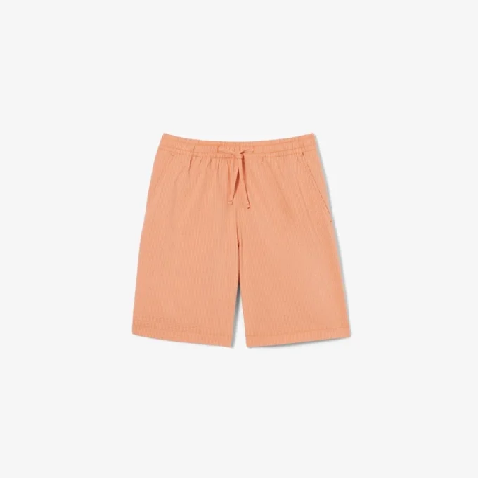 Seersucker-Shorts aus Baumwolle