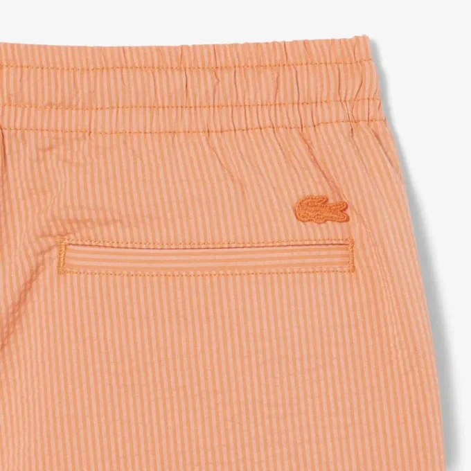 Seersucker-Shorts aus Baumwolle