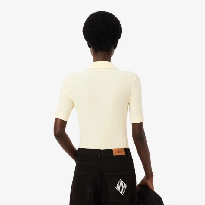 Slim Fit besticktes Poloshirt