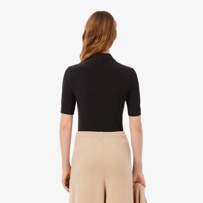 Slim Fit besticktes Poloshirt
