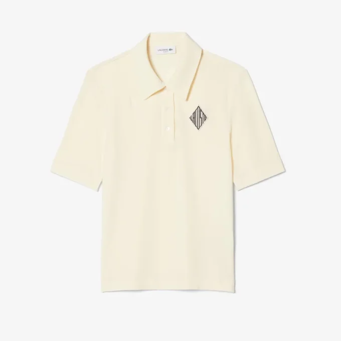 Slim Fit besticktes Poloshirt