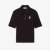 Slim Fit besticktes Poloshirt