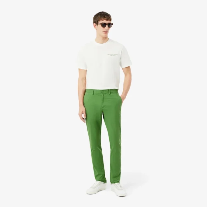 Slim-Fit-Chino-Hose aus Stretch-Twill
