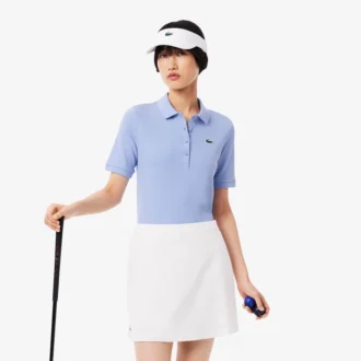 Slim-Fit-Golf-Poloshirt für Damen mit Temperaturregulierung