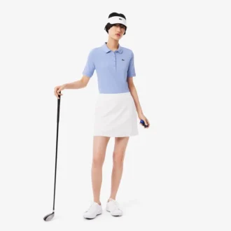 Slim-Fit-Golf-Poloshirt für Damen mit Temperaturregulierung