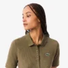 Slim-Fit-Golf-Poloshirt für Damen mit Temperaturregulierung