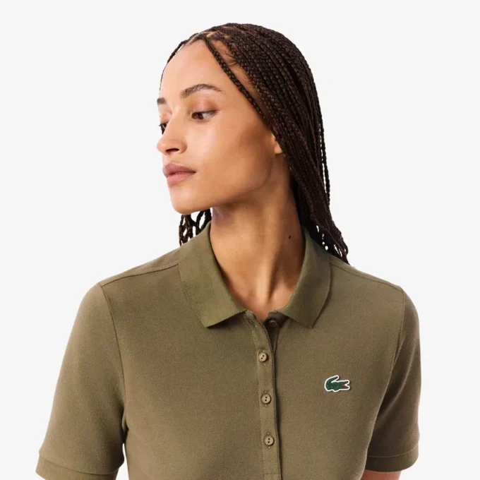 Slim-Fit-Golf-Poloshirt für Damen mit Temperaturregulierung