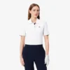 Slim-Fit-Golf-Poloshirt für Damen mit UV-Schutz und Stretch