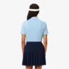Slim-Fit-Golf-Poloshirt für Damen mit UV-Schutz und Stretch