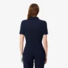 Slim-Fit-Golf-Poloshirt für Damen mit UV-Schutz und Stretch