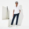 Slim-Fit-Golf-Poloshirt für Damen mit UV-Schutz und Stretch