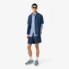 Slim-Fit-Hemd aus gestreiftem Stretch-Popeline