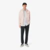 Slim-Fit-Hemd aus gestreiftem Stretch-Popeline