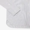 Slim-Fit-Hemd aus gestreiftem Stretch-Popeline