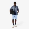 Slim-Fit-Hemd aus Stretch-Popeline mit Gingham-Print