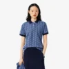 Slim-Fit-Monogramm-Poloshirt für Damen