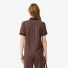 Slim-Fit-Monogramm-Poloshirt für Damen