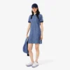 Slim-Fit-Monogramm-Poloshirt-Kleid für Damen