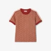 Slim-Fit-Monogramm-T-Shirt für Damen