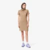 Slim-Fit-Stretch-Mini-Piqué-Poloshirt-Kleid für Damen