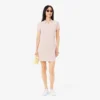 Slim-Fit-Stretch-Mini-Piqué-Poloshirt-Kleid für Damen