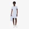 Slim-Fit-Stretch-Mini-Piqué-Poloshirt-Kleid für Damen