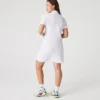 Slim-Fit-Stretch-Mini-Piqué-Poloshirt-Kleid für Damen